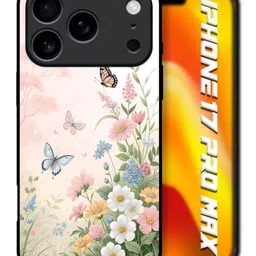 QRIOH Floral Printed iPhone 17 Pro Max Back Case Mobile Accessories-picture-55