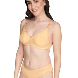 Liigne Pack Of 3 Everyday Padded Bra Pure Cotton Lingerie Sets image 2