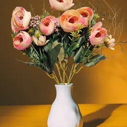 ARTSY Cream-Coloured 1 Pieces Peony Artificial Flower image 2