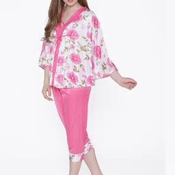 PHALIN Printed Maxi Nightdress image 4