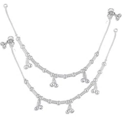 Heer Collection Silver-Plated Anklet image 3