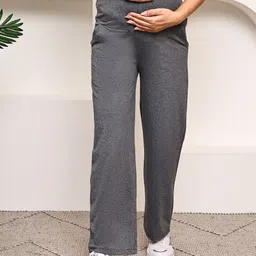 WELL KEPT Women Mid-Rise Maternity Track Pants-picture-17