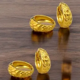 SHREE KRISHNA SHOPPING Unisex Gold-Plated Brass Earrings-picture-16