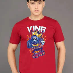 BRAWNY BATTLER Men Graphic Printed Round Neck Cotton T-shirt-picture-25