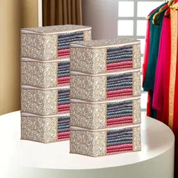 CHAMPARAN Clothes / Storage Cover Storage Space Saver Multipurpose Bag / Wardrobe Cotton Laundry Bag-picture-31