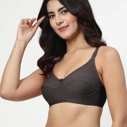 LILY akihdar Women Pack Of 4 Solid Full Coverage Non Padded Non Wired Regular Everyday Bra image 2