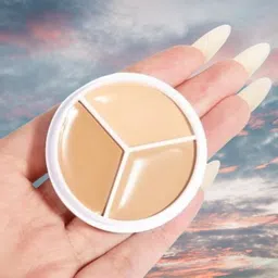 morbee 3-in-1 Full Cover Concealer Makeup Palette Cream c57 Concealer-picture-20