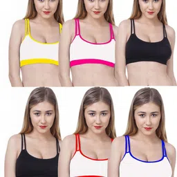 Samvar Multi Cotton Non-Wired Non Padded Minimizer Bra image 2