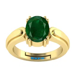 RSPR 12.25 Ratti 11.62 Carat Emerald Panna-Studded Adjustable Finger Ring-picture-38