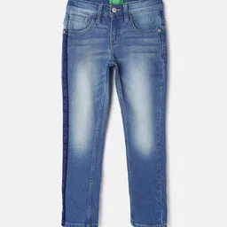 United Colors of Benetton Boys Slim Fit Heavy Fade Jeans-picture-21