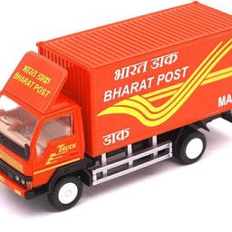 ar kids toys Toys Pull Back Action Bharat Post Vehicle Playset for Kids Toy Truck Container-picture-0