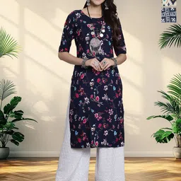 HERE&NOW Women Pack Of 3 Ethnic Motifs Printed Kurta-picture-30