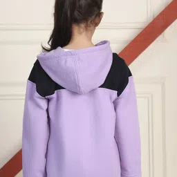 MINI & MING Girls Colourblocked Hooded Sweatshirt image 5