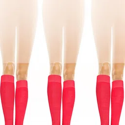 MUKHAKSH Unisex Red Socks image 1