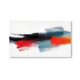 nestroots White & Red 4 Pieces Canvas Exquisite Four-Painting Wall Art image 3