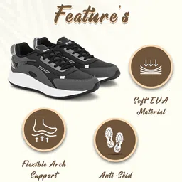 BIRDE Men Lightweight Comfortable Training or Gym Non-Marking Shoes image 5