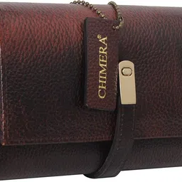 chimera Women Brown Genuine Leather Wrist Wallet - Regular Size-picture-16