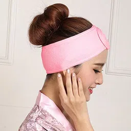nyamah sales 3 Pcs facial head band for women,facial head band for girls, Non-Slip Stretchable Elasticized Facial Headband, Head Wrap Stretch Towel image 3
