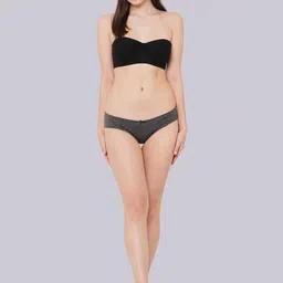 Inner Sense Underwired Lightly Padded Organic Cotton Bamboo Antimicrobial Strapless Bra image 5