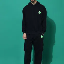 GRIFFEL Men Mid-Rise Hooded Tracksuit image 1