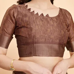 HERE&NOW Zari Silk Blend Saree image 2