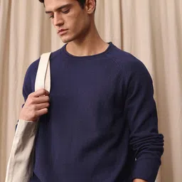 Mr Bowerbird Cotton Linen Liberal Fit Pullover Sweaters-image-76