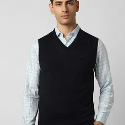 Van Heusen Men Solid Sweater Vest-picture-11