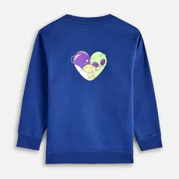 Chuckleberrie Kids Graphic Printed Round Neck Long Sleeves Sweatshirt image 5