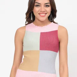 Kalt Colourblocked Cotton Top-picture-39