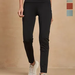 COLOR CAPITAL Women Pack of 4 Skin Fit Antimicrobial Tights-picture-22