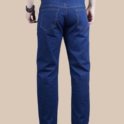 SZN Men Classic Relaxed Fit Mid-Rise Stretchable Jeans-picture-36