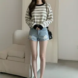 Mast & Harbour Women Striped T-shirt-picture-30