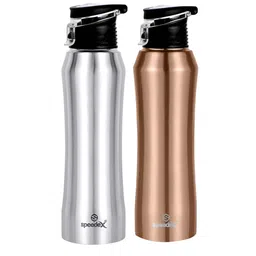 Speedex Silver-Toned & Gold-Toned 2 Pieces Stainless Steel Water Bottle - 1000 ml Each-image-71