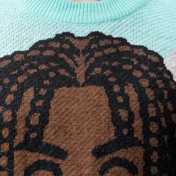 The Indian Garage Co Men Self Design Pullover Sweater image 3