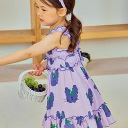 LULU & SKY Floral Print A-Line Dress image 5