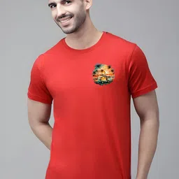 SZN Men Printed Tropical T-shirt image 1