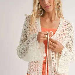 LULU & SKY Women Tie-Up Shrug-picture-33