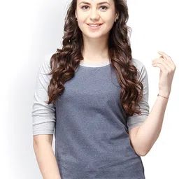Campus Sutra Women Colourblocked Cotton Top-image-38