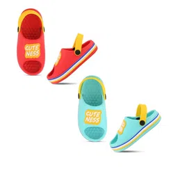 ONFEET Kids Pack Of 2 Self Design Flip Flops image 3