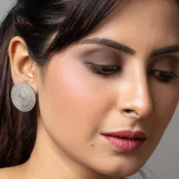 Look and Adorn Women Silver Earrings-picture-19