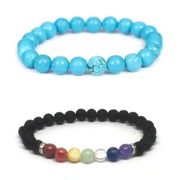 ARDLOR Set Of 2 Artificial Beaded Elasticated Bracelets-picture-13