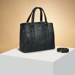 Forever Glam by Pantaloons Colourblocked PU Structured Handheld Bag-picture-41