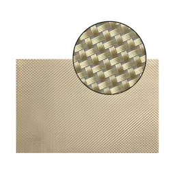 OBSESSIONS Beige 6 Pieces Textured Waterproof Table Placemats image 4