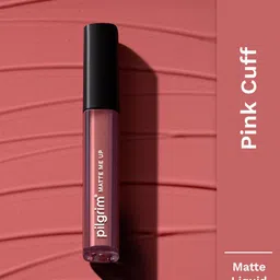 Pilgrim Matte Me Up Liquid Long-Lasting & Non-Drying Lipstick - 3 ml - Pink Cuff -23 image 1