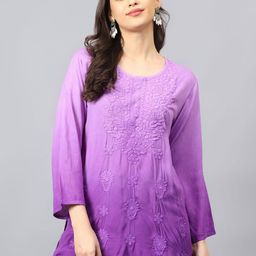NAZAQAT ETHNIC INDIA Ethnic Motifs Embroidered Thread Work Thread Work Kurti-picture-9