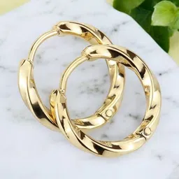 SHREE KRISHNA SHOPPING Gold-Plated Brass Earrings-picture-36