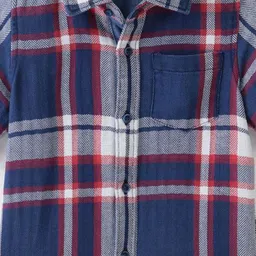 Infinity Boys Tartan Checks Opaque Checked Casual Shirt image 3