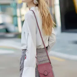 NORVE Self Design Embellished Crossbody Sling Bag image 3