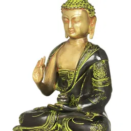 Exotic India Green Buddha Idol Showpiece-image-77