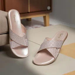 PARRY WALK Women Textured Open Toe Flats-picture-34